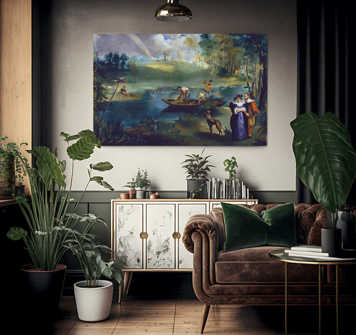 Fishing By Edouard Manet Fine Art Print