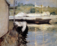 Fishing Harbor Gloucester Massachusetts By John Henry Twachtman Fine Art Print