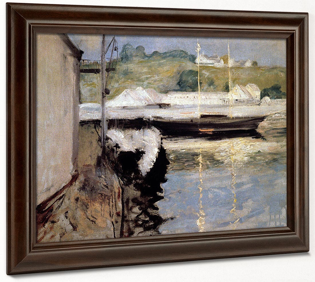Fishing Harbor Gloucester Massachusetts By John Henry Twachtman Fine Art Print