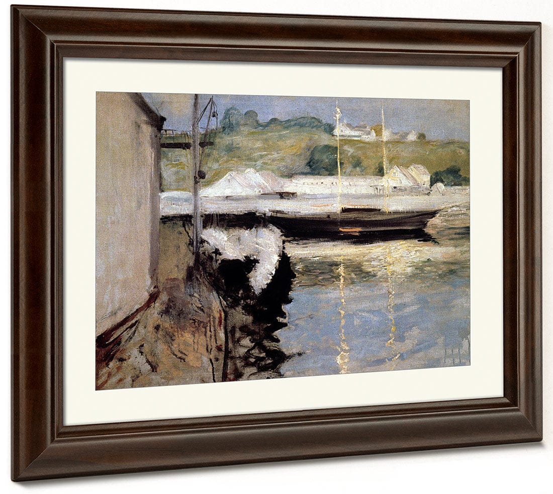 Fishing Harbor Gloucester Massachusetts By John Henry Twachtman Fine Art Print