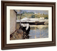 Fishing Harbor Gloucester Massachusetts By John Henry Twachtman Fine Art Print