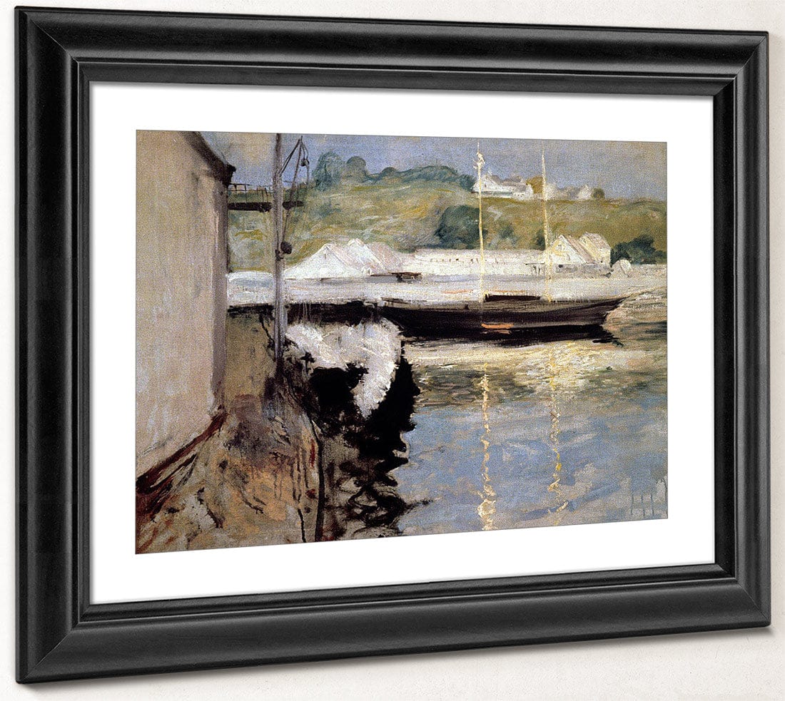 Fishing Harbor Gloucester Massachusetts By John Henry Twachtman Fine Art Print