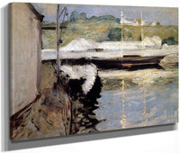 Fishing Harbor Gloucester Massachusetts By John Henry Twachtman Fine Art Print