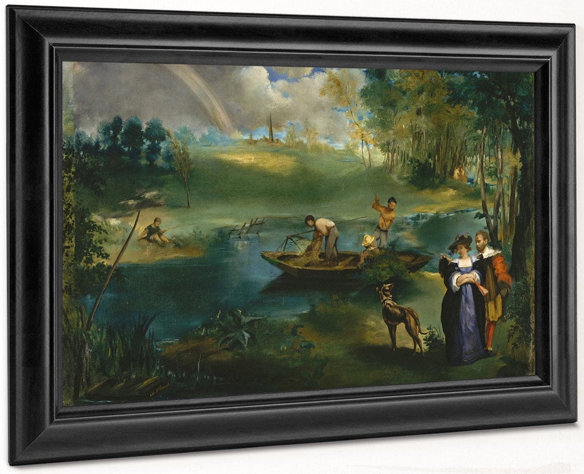 Fishing La Peche 1863 Oil On Canvas 7680X12320Mm Metropolitan Museum Of Art By Edouard Manet Fine Art Print