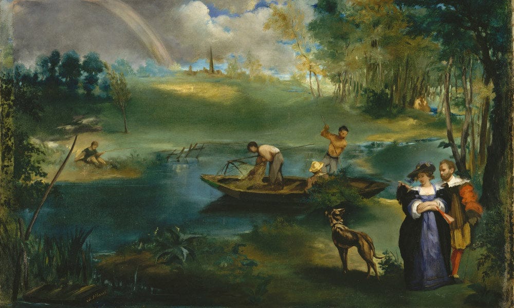 Fishing La Peche 1863 Oil On Canvas 7680X12320Mm Metropolitan Museum Of Art By Edouard Manet Fine Art Print