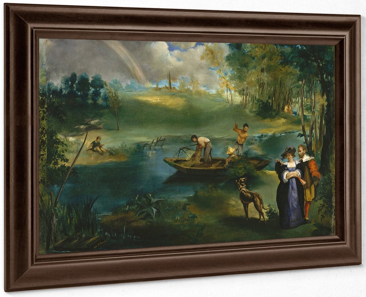 Fishing La Peche 1863 Oil On Canvas 7680X12320Mm Metropolitan Museum Of Art By Edouard Manet Fine Art Print