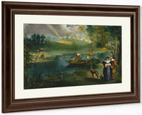 Fishing La Peche 1863 Oil On Canvas 7680X12320Mm Metropolitan Museum Of Art By Edouard Manet Fine Art Print