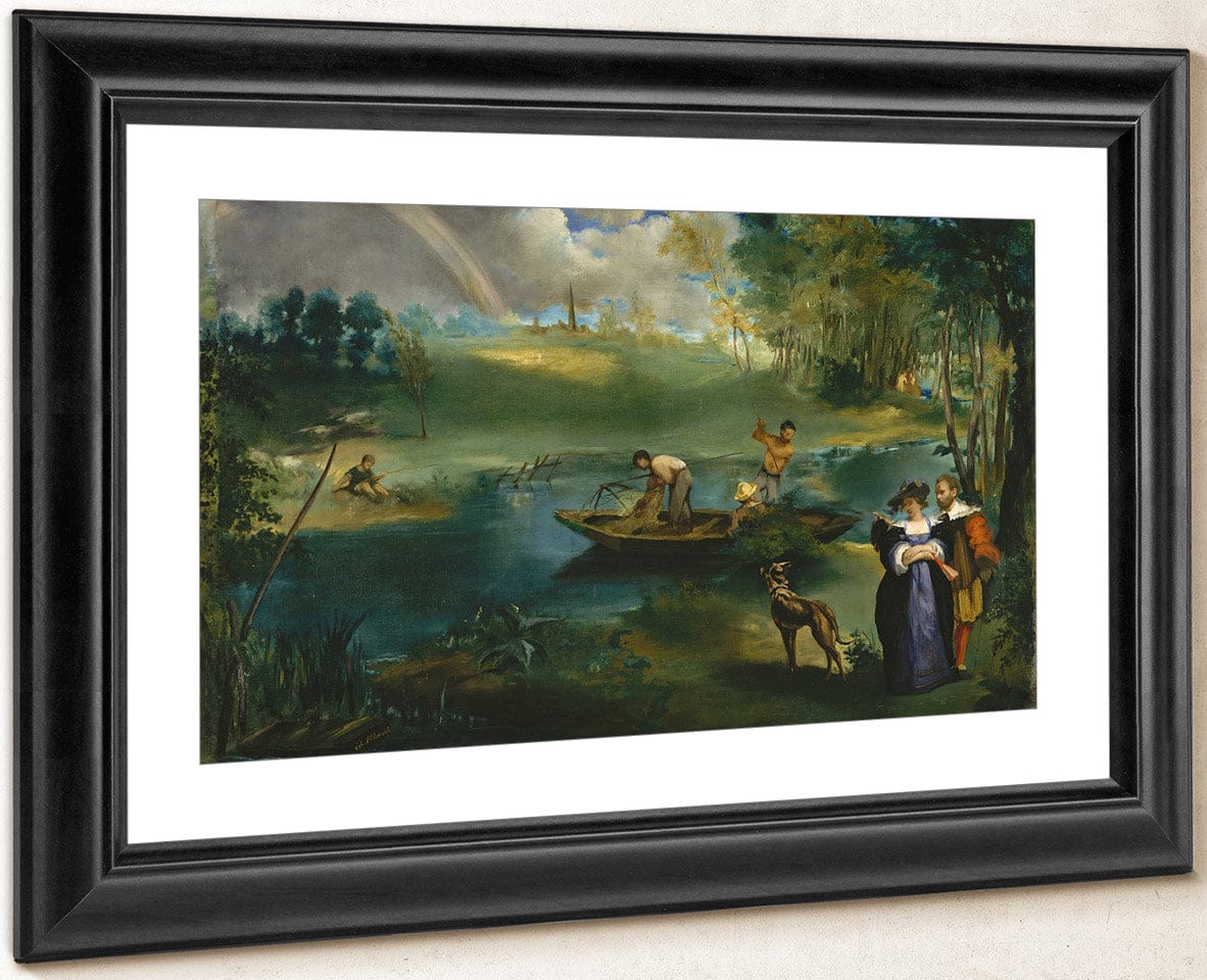 Fishing La Peche 1863 Oil On Canvas 7680X12320Mm Metropolitan Museum Of Art By Edouard Manet Fine Art Print