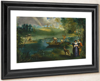 Fishing La Peche 1863 Oil On Canvas 7680X12320Mm Metropolitan Museum Of Art By Edouard Manet Fine Art Print