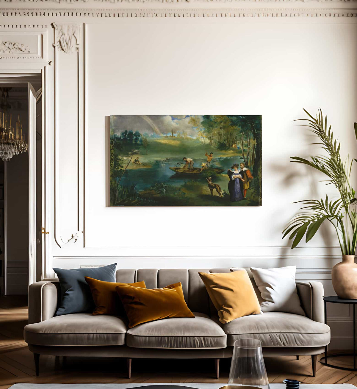 Fishing La Peche 1863 Oil On Canvas 7680X12320Mm Metropolitan Museum Of Art By Edouard Manet Fine Art Print