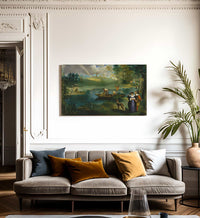 Fishing La Peche 1863 Oil On Canvas 7680X12320Mm Metropolitan Museum Of Art By Edouard Manet Fine Art Print