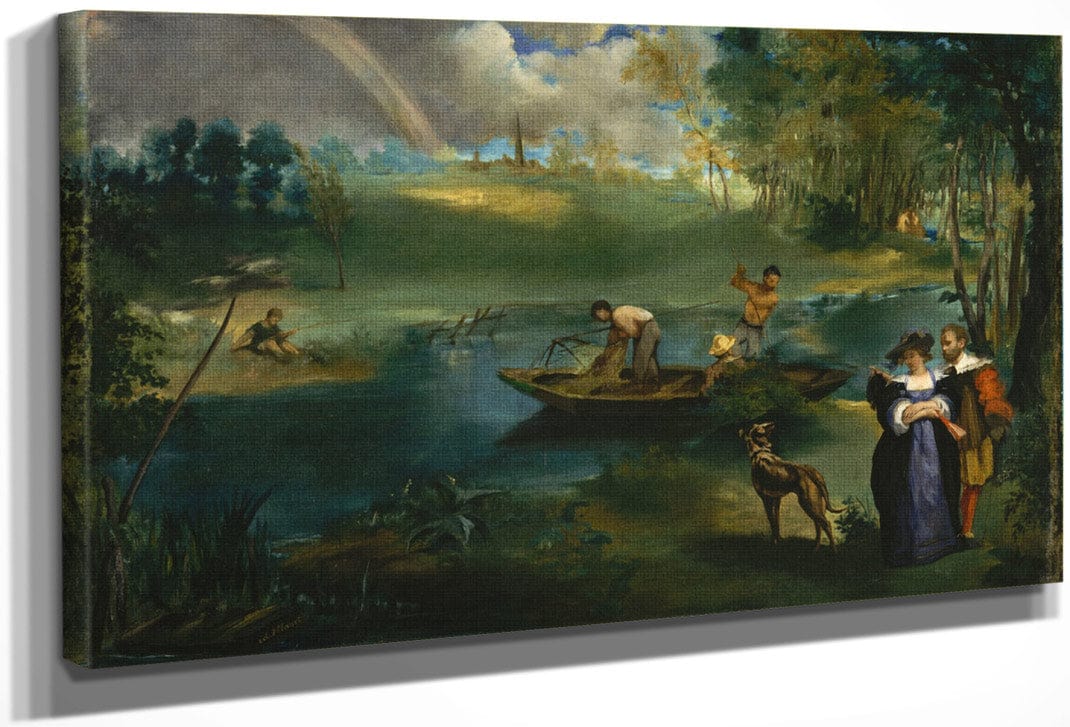 Fishing La Peche 1863 Oil On Canvas 7680X12320Mm Metropolitan Museum Of Art By Edouard Manet Fine Art Print