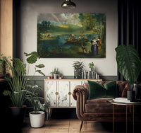 Fishing La Peche 1863 Oil On Canvas 7680X12320Mm Metropolitan Museum Of Art By Edouard Manet Fine Art Print