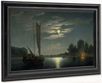 Fishing Party By Fitz Henry Lane Fine Art Print