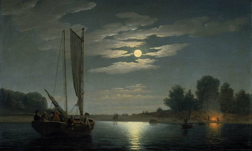 Fishing Party By Fitz Henry Lane Fine Art Print