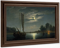 Fishing Party By Fitz Henry Lane Fine Art Print