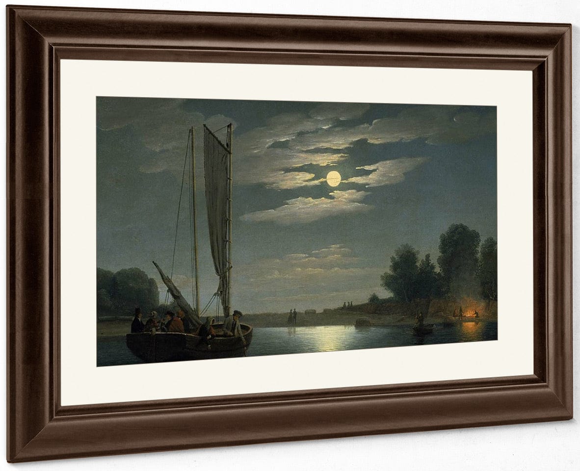 Fishing Party By Fitz Henry Lane Fine Art Print