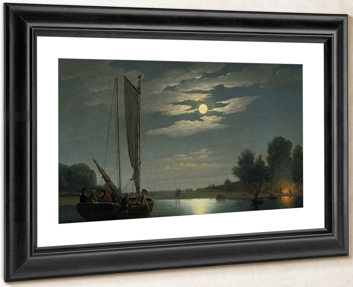 Fishing Party By Fitz Henry Lane Fine Art Print