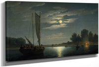 Fishing Party By Fitz Henry Lane Fine Art Print