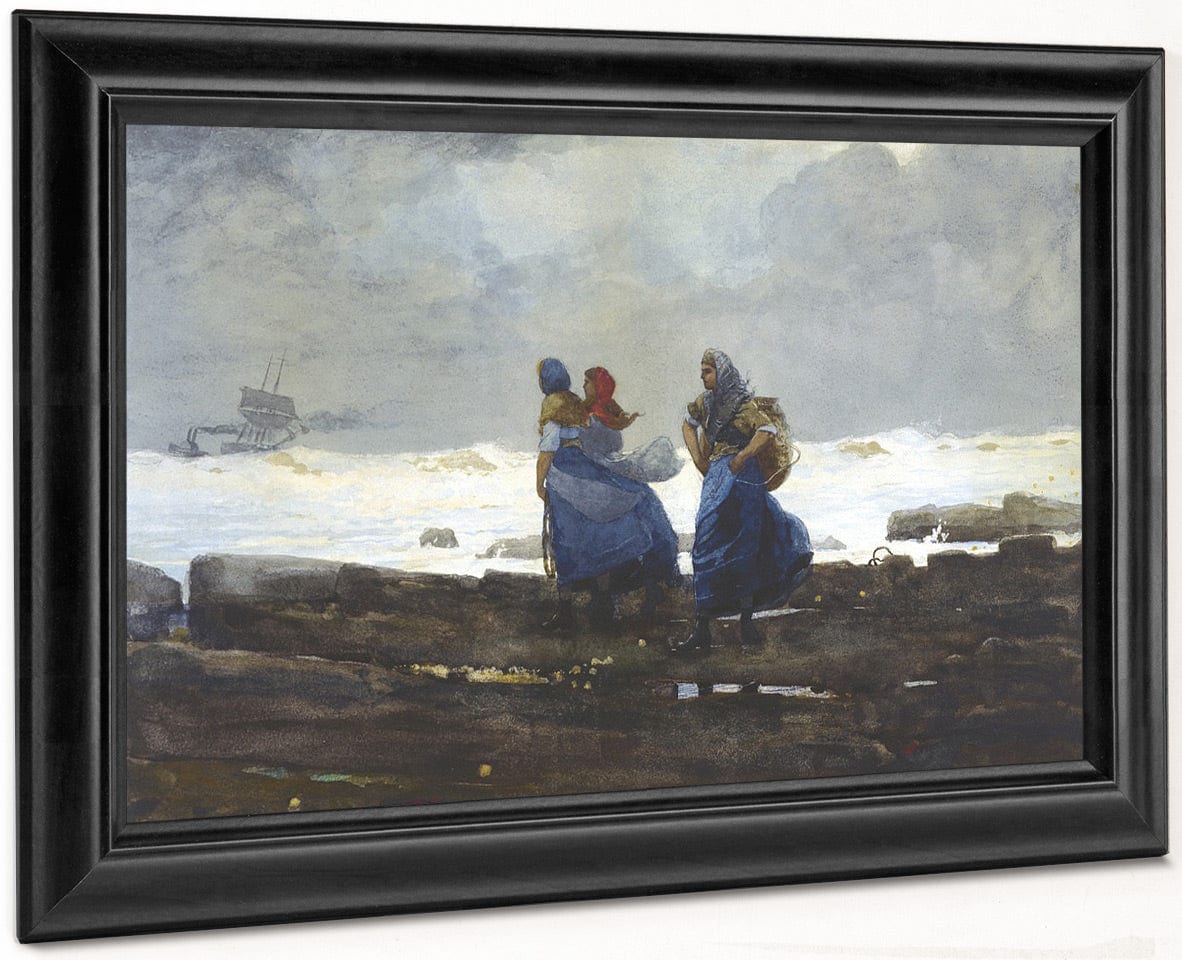 Fishwives By Winslow Homer Fine Art Print