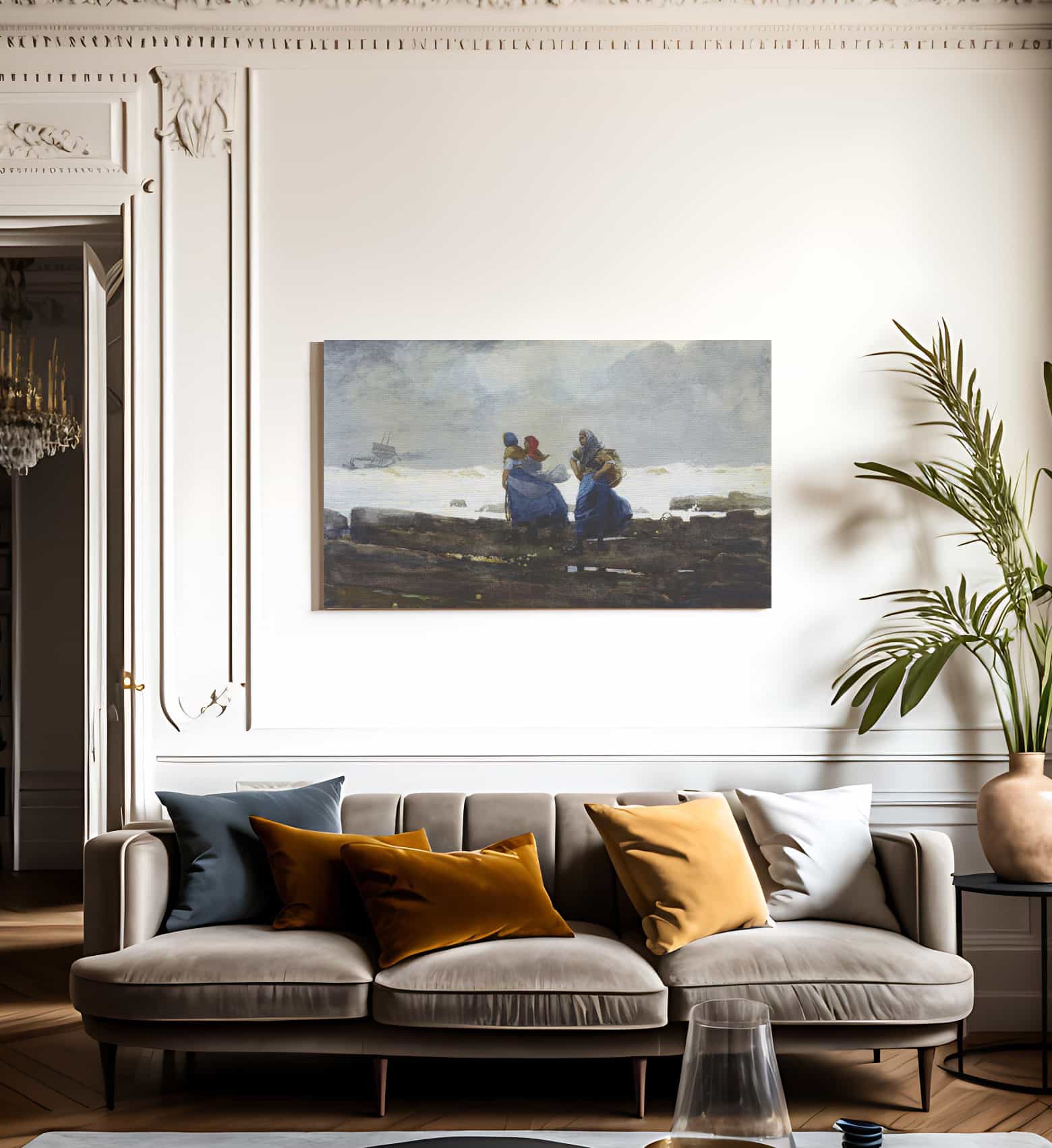 Fishwives By Winslow Homer Fine Art Print