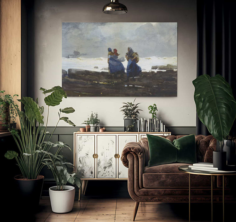 Fishwives By Winslow Homer Fine Art Print