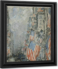 Flag Day, Fifth Avenue, July 4Th 1916 By Childe Hassam Fine Art Print
