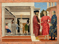 Flagellation Of Christ 1460 By Piero Della Francesca Fine Art Print