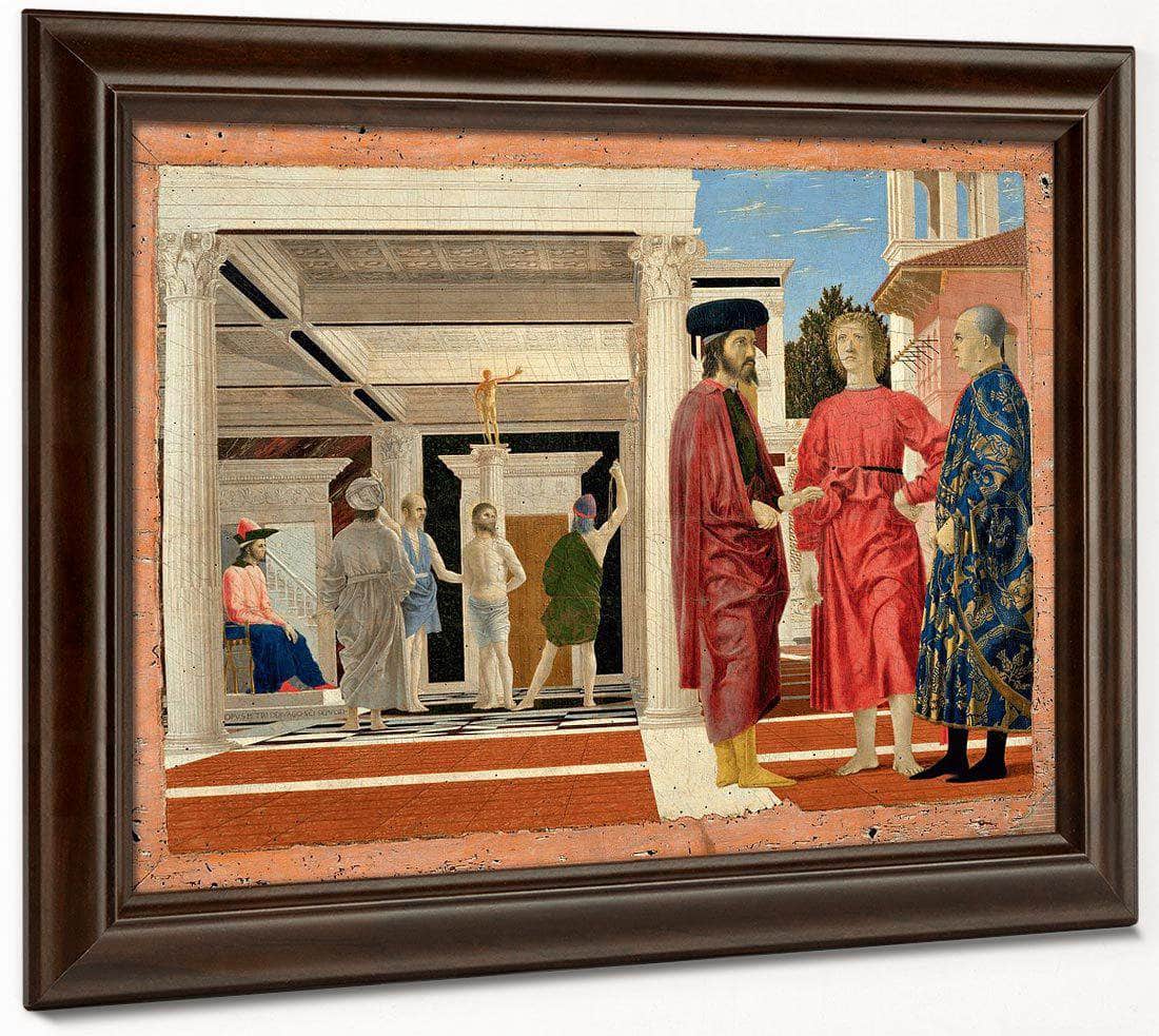 Flagellation Of Christ 1460 By Piero Della Francesca Fine Art Print