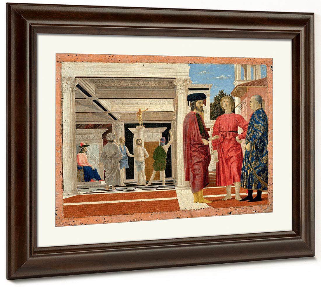 Flagellation Of Christ 1460 By Piero Della Francesca Fine Art Print