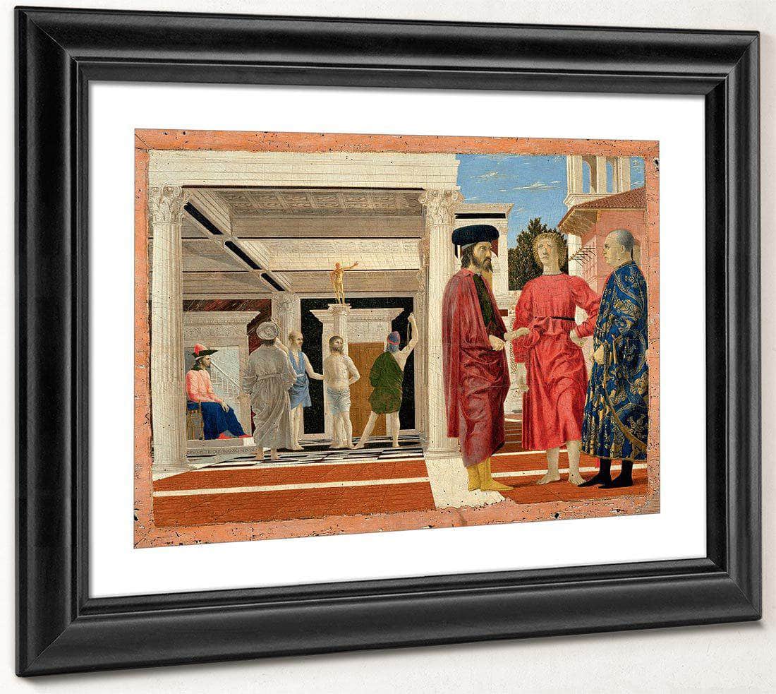 Flagellation Of Christ 1460 By Piero Della Francesca Fine Art Print