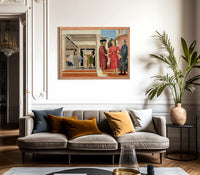 Flagellation Of Christ 1460 By Piero Della Francesca Fine Art Print