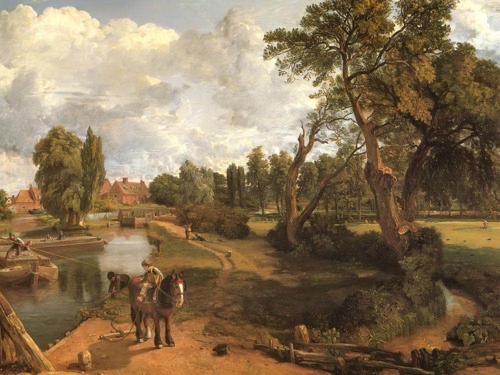 Flatford Mill By John Constable Fine Art Print