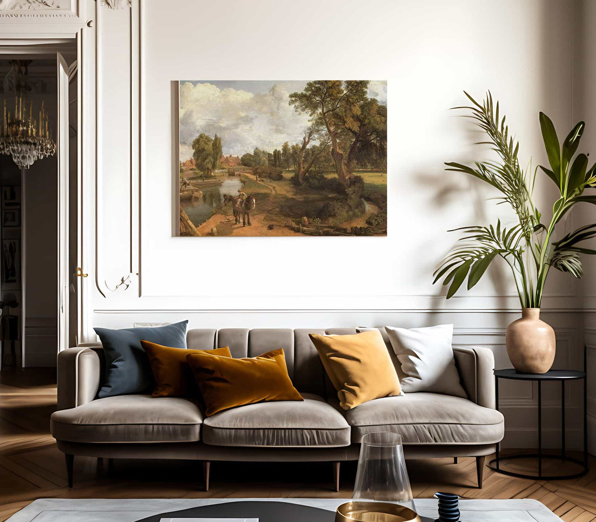 Flatford Mill By John Constable Fine Art Print