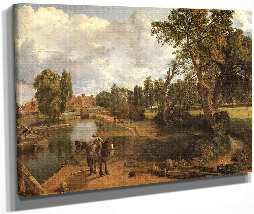 Flatford Mill By John Constable Fine Art Print