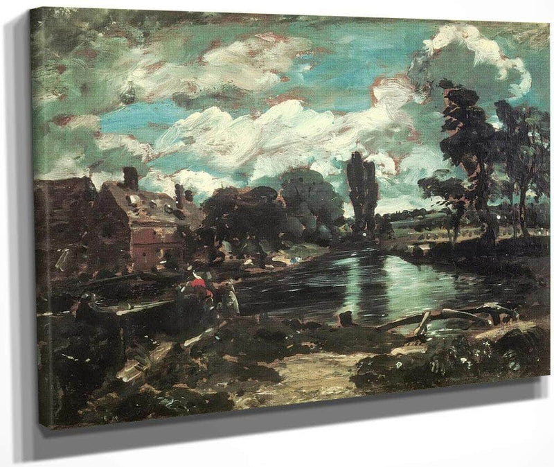 Flatford Mill From The Lock By John Constable Fine Art Print