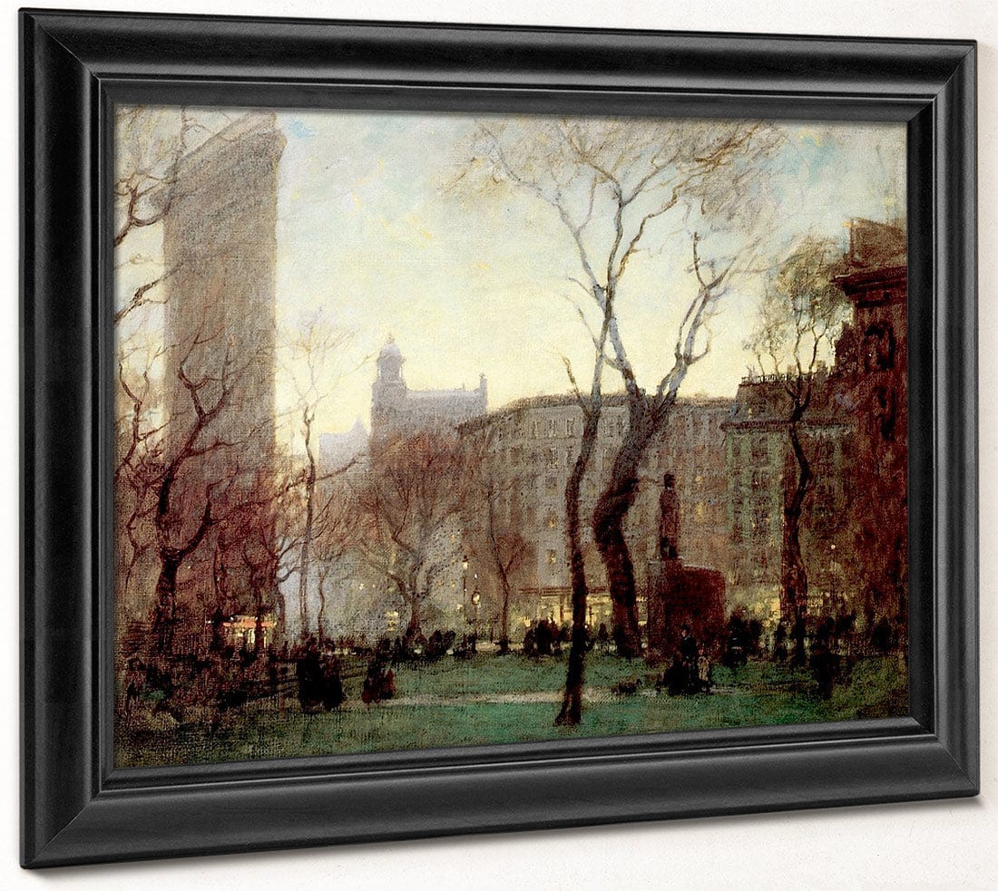 Flatiron Building By Paul Cornoyer Fine Art Print