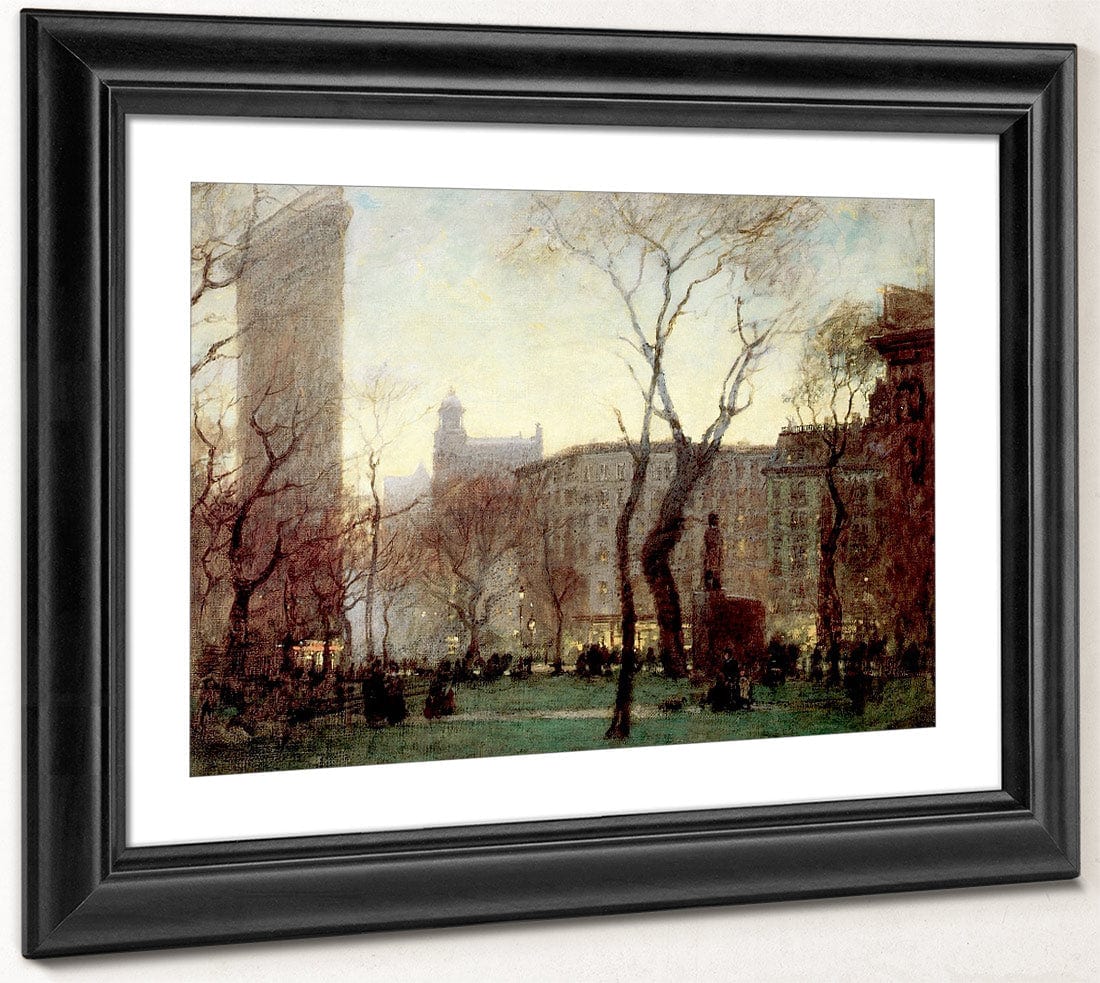 Flatiron Building By Paul Cornoyer Fine Art Print