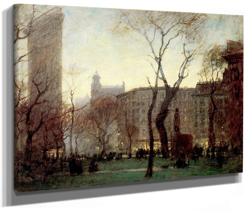 Flatiron Building By Paul Cornoyer Fine Art Print