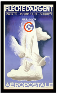 Flechedargent  Vintage Poster Fine Art Print