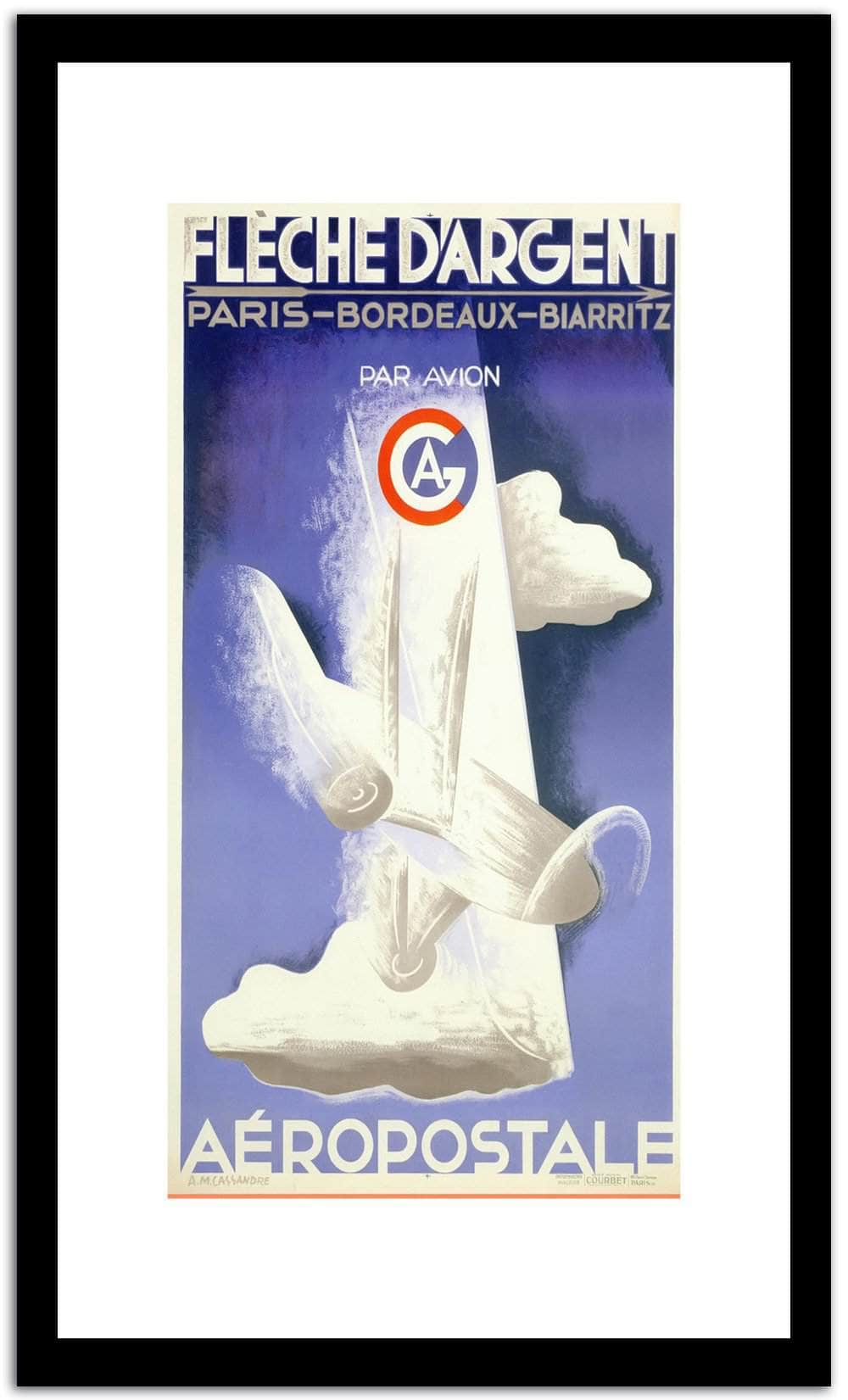 Flechedargent  Vintage Poster Fine Art Print