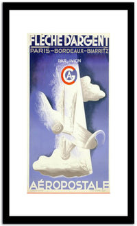 Flechedargent  Vintage Poster Fine Art Print