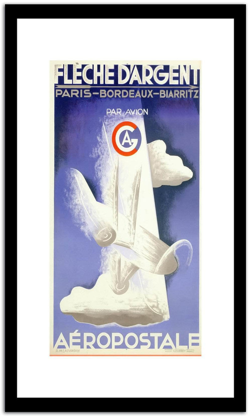 Flechedargent  Vintage Poster Fine Art Print