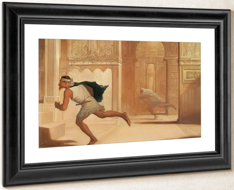 Flight And Pursuit By William Rimmer Fine Art Print