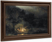 Flight Into Egypt By Rembrandt Fine Art Print