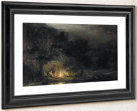 Flight Into Egypt By Rembrandt Fine Art Print