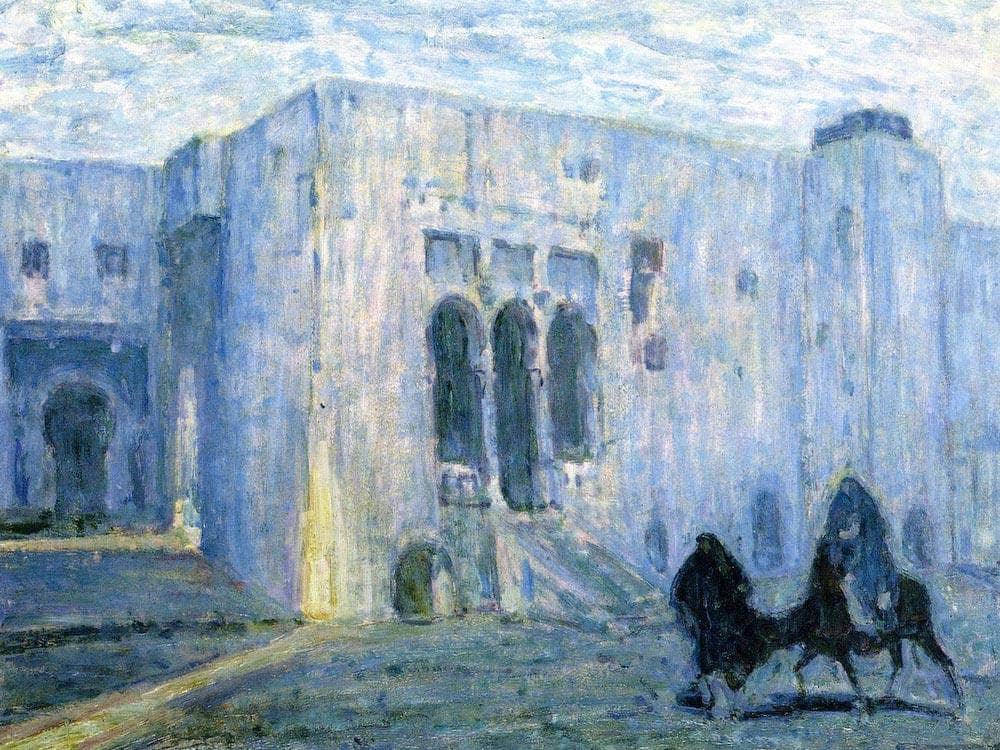 Flight Into Egypt Palais De Justice, Tangier By Henry Ossawa Tanner Fine Art Print