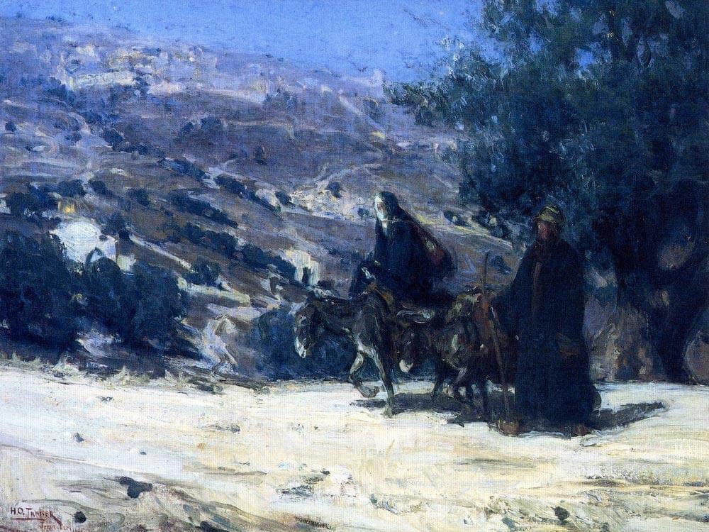 Flight Into Egypt1 By Henry Ossawa Tanner Fine Art Print