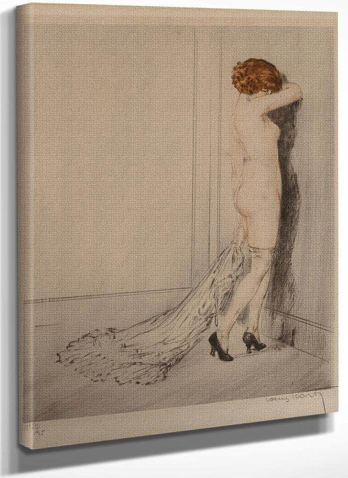 Flirtation Circa 1914 By Louis Icart Fine Art Print