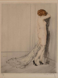 Flirtation Circa 1914 By Louis Icart Fine Art Print